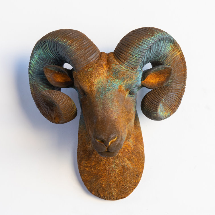 World Menagerie Faux Taxidermy Ram Head Wall Décor & Reviews Wayfair